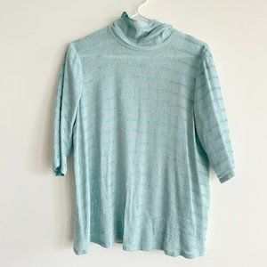 Rachel Comey Eleatic Top, Seafoam, cotton chenille, size 4 (MSR $395) NWT